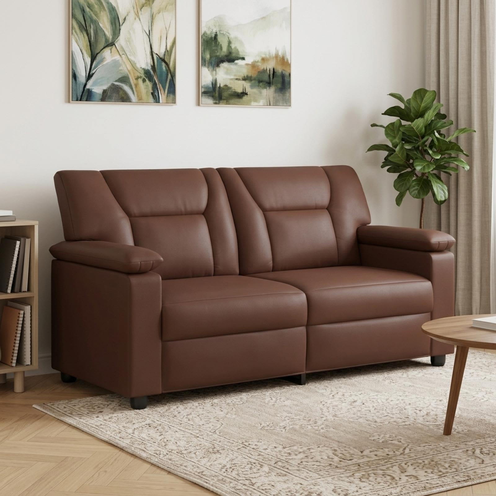 Bank Bruin 171 x 85 x 93 cm Kunstleer