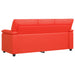Bank Rood 191 x 85 x 93 cm Kunstleer