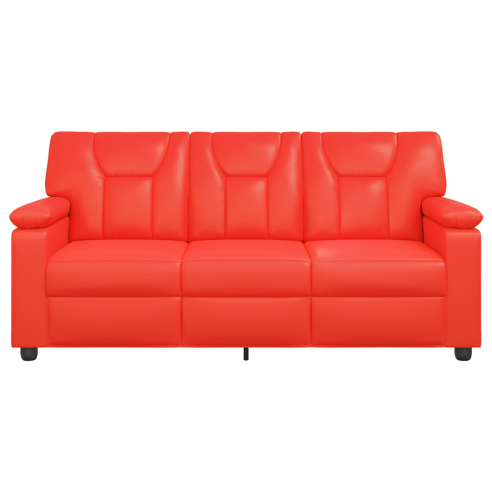 Bank Rood 191 x 85 x 93 cm Kunstleer
