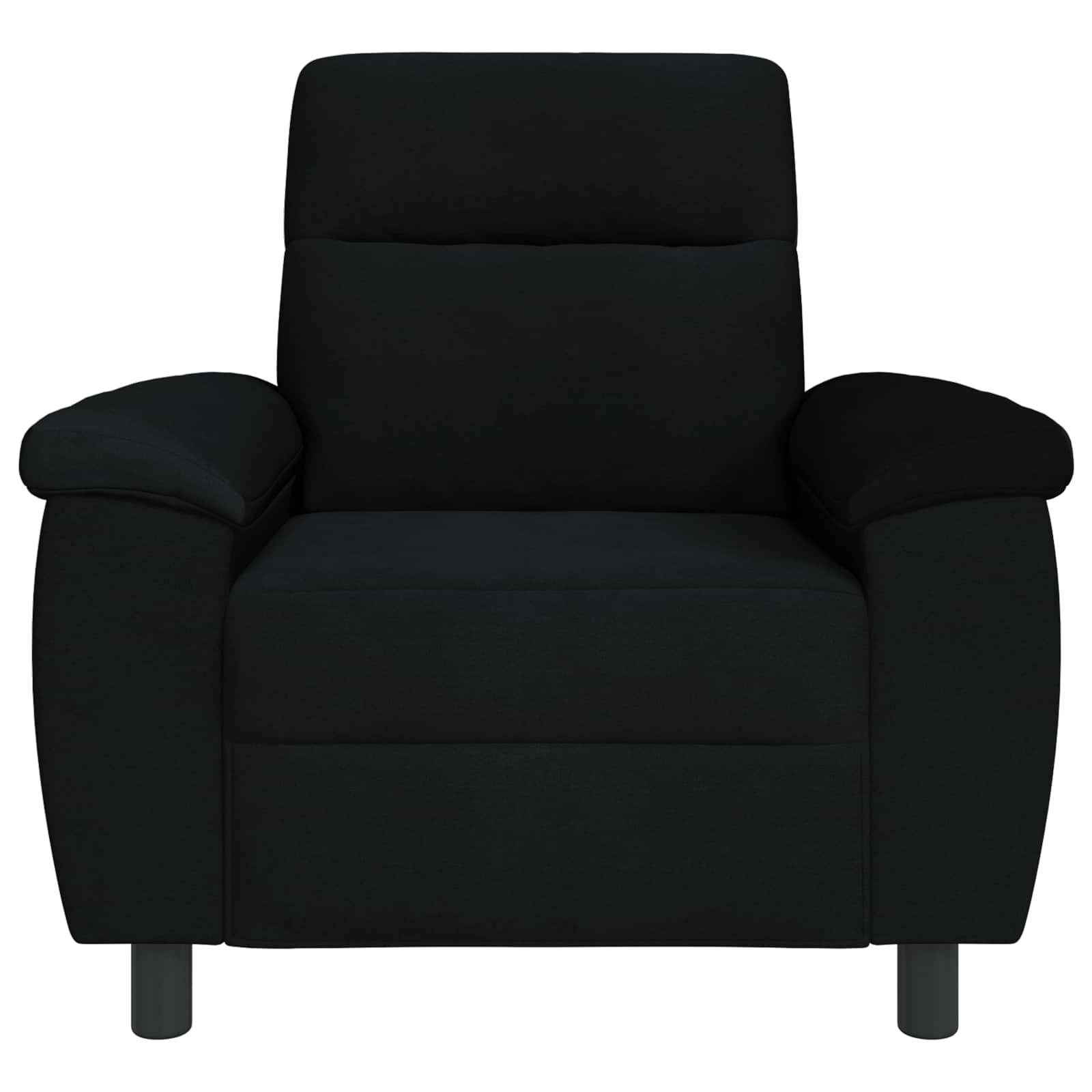 Bank Zwart 95 x 90 x 95 cm Stof