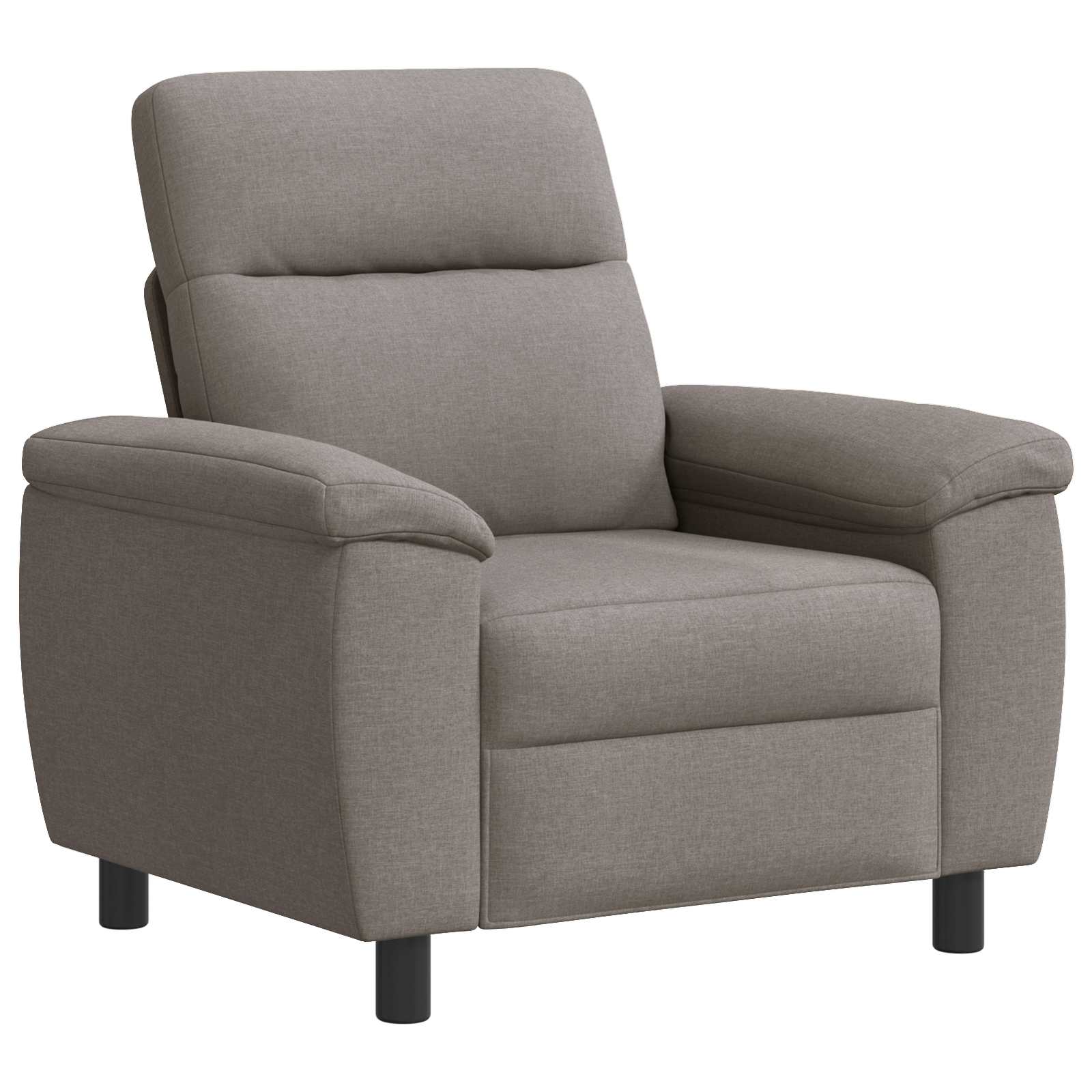 Bank Taupe 95 x 90 x 95 cm Stof