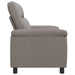 Bank Taupe 95 x 90 x 95 cm Stof