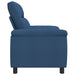 Bank Blauw 95 x 90 x 95 cm Stof