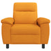 Bank Donkergeel 95 x 90 x 95 cm Stof