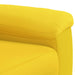 Bank Lichtgeel 95 x 90 x 95 cm Stof
