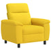 Bank Lichtgeel 95 x 90 x 95 cm Stof