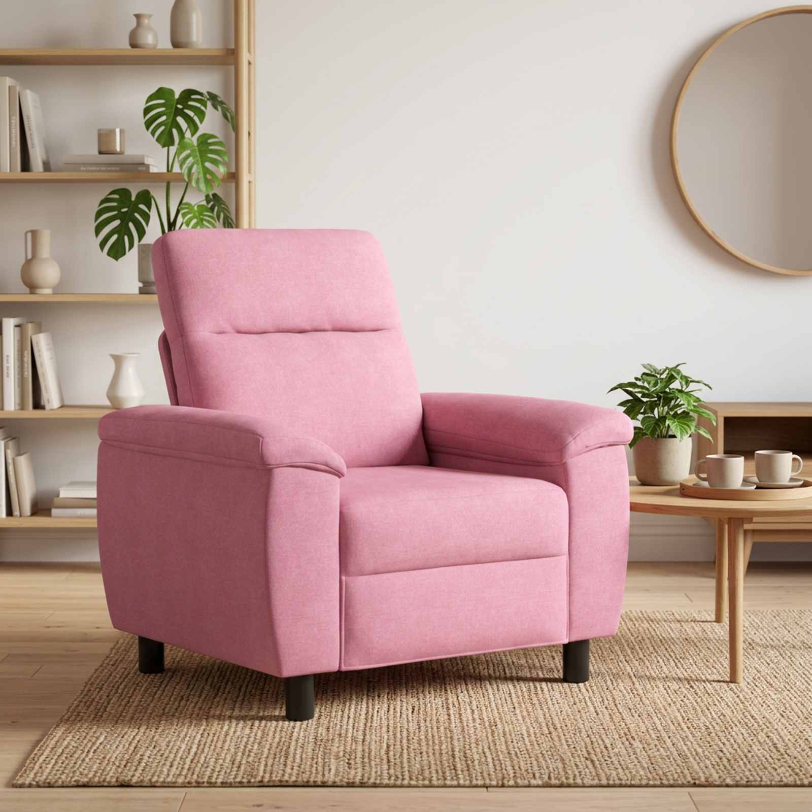 Bank Roze 95 x 90 x 95 cm Stof