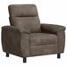 Bank Donkergrijs 95 x 90 x 95 cm Nep Suede Leer