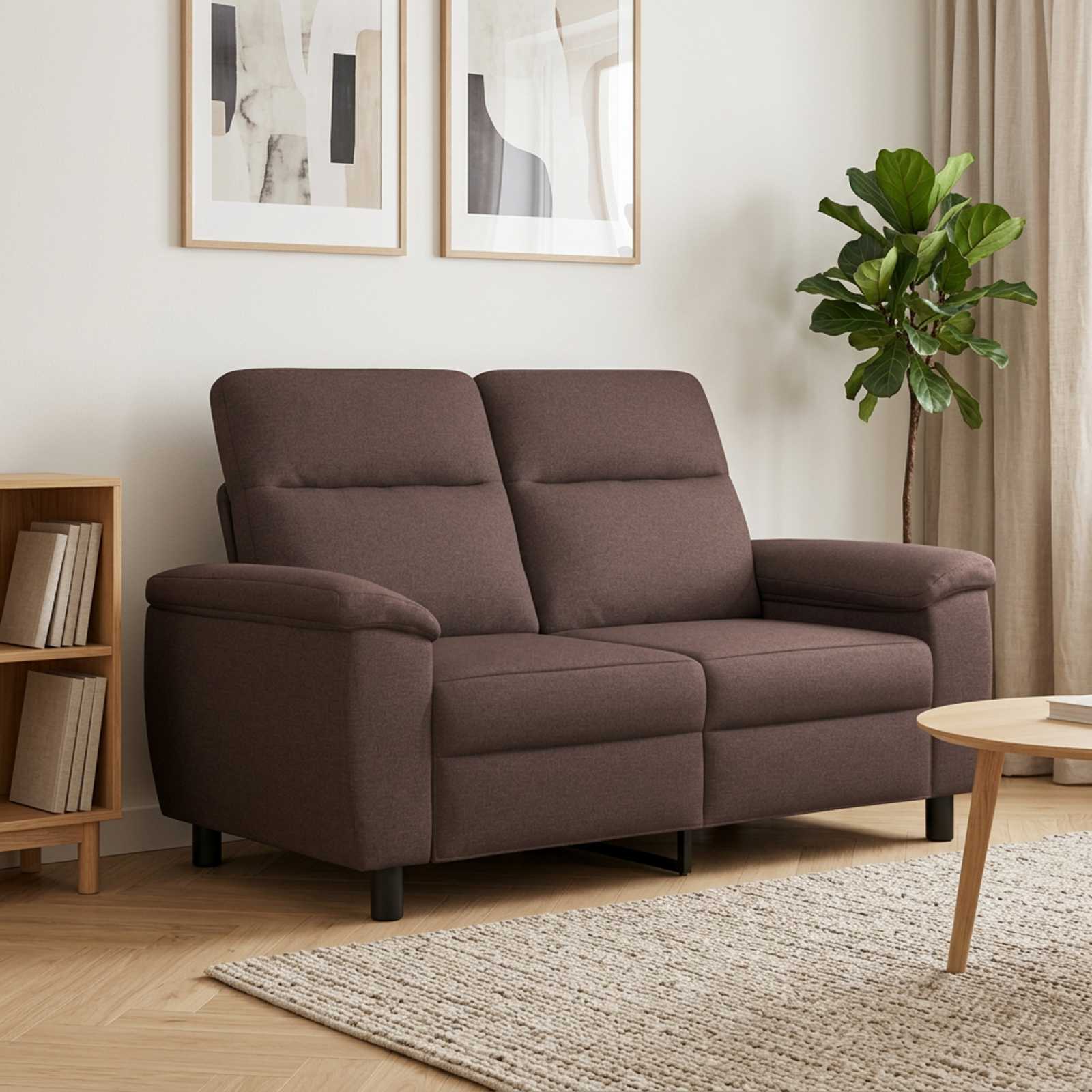 Bank Donkerbruin 158 x 90 x 95 cm Stof