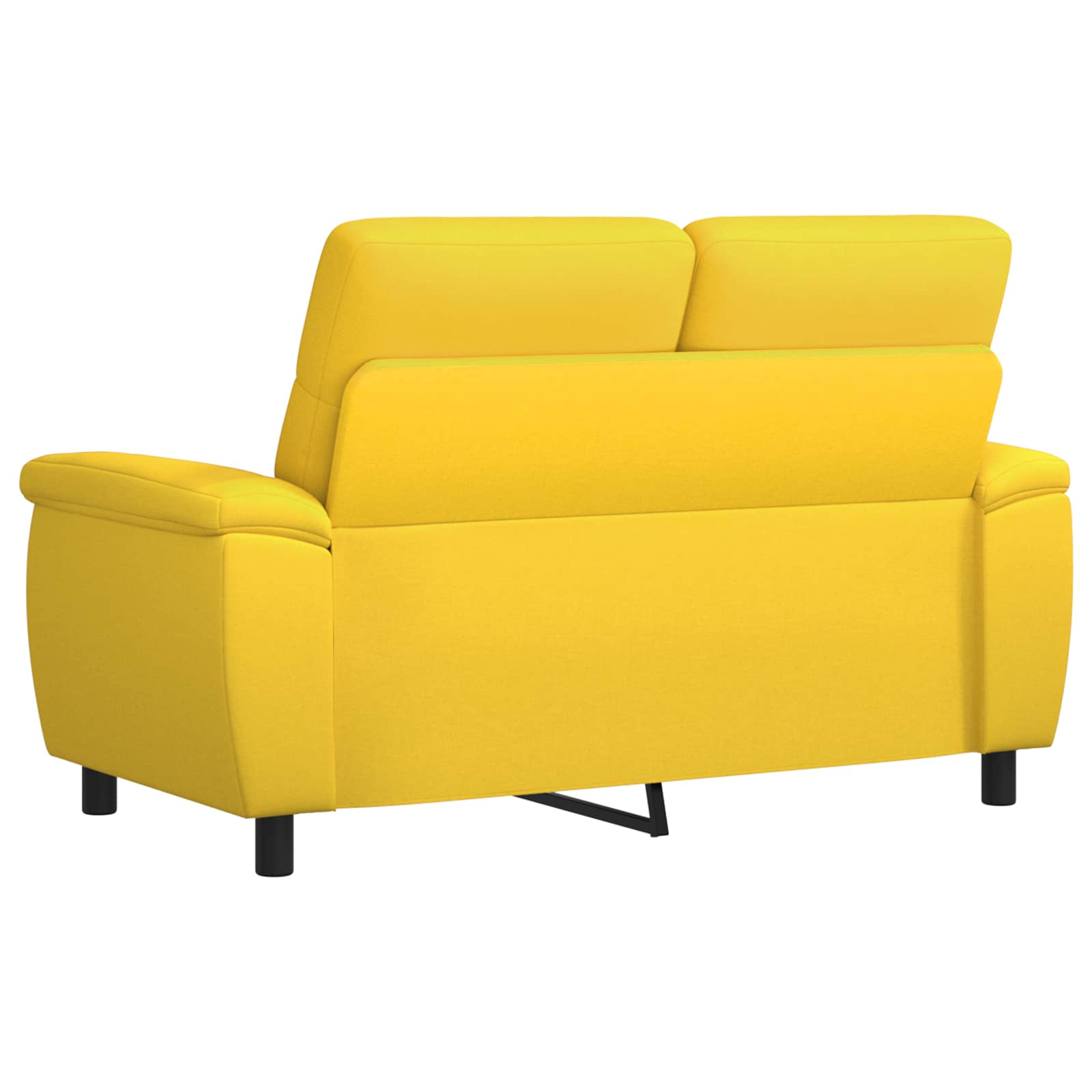 Bank Lichtgeel 158 x 90 x 95 cm Stof