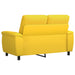 Bank Lichtgeel 158 x 90 x 95 cm Stof
