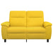 Bank Lichtgeel 158 x 90 x 95 cm Stof