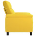 Bank Lichtgeel 158 x 90 x 95 cm Stof