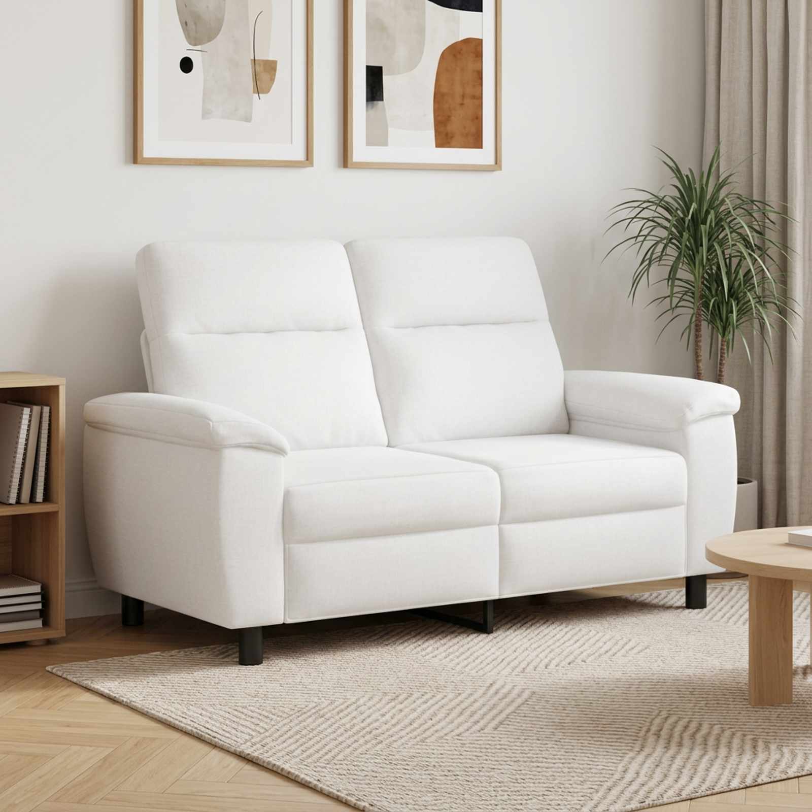Bank Wit 158 x 90 x 95 cm Stof