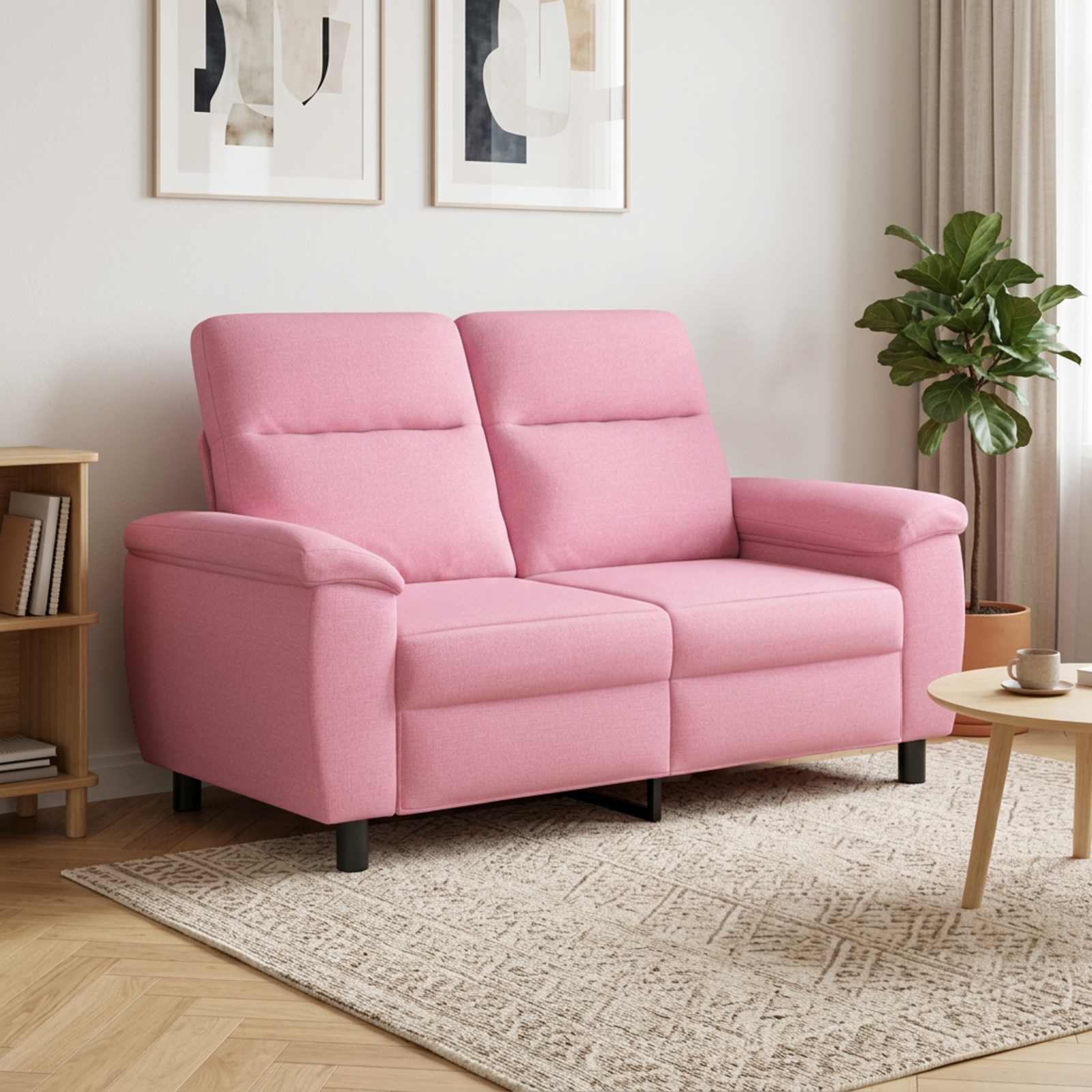 Bank Roze 158 x 90 x 95 cm Stof