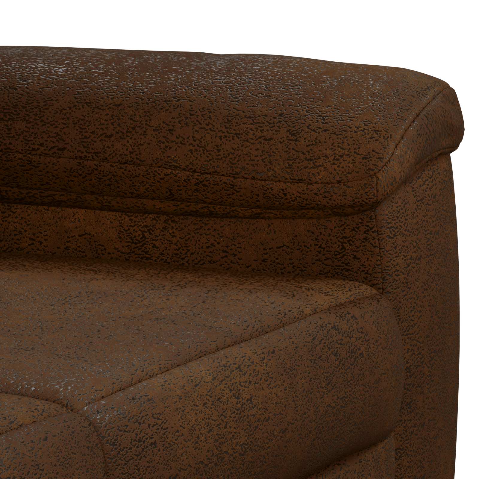 Bank Bruin 158 x 90 x 95 cm Nep Suede Leer