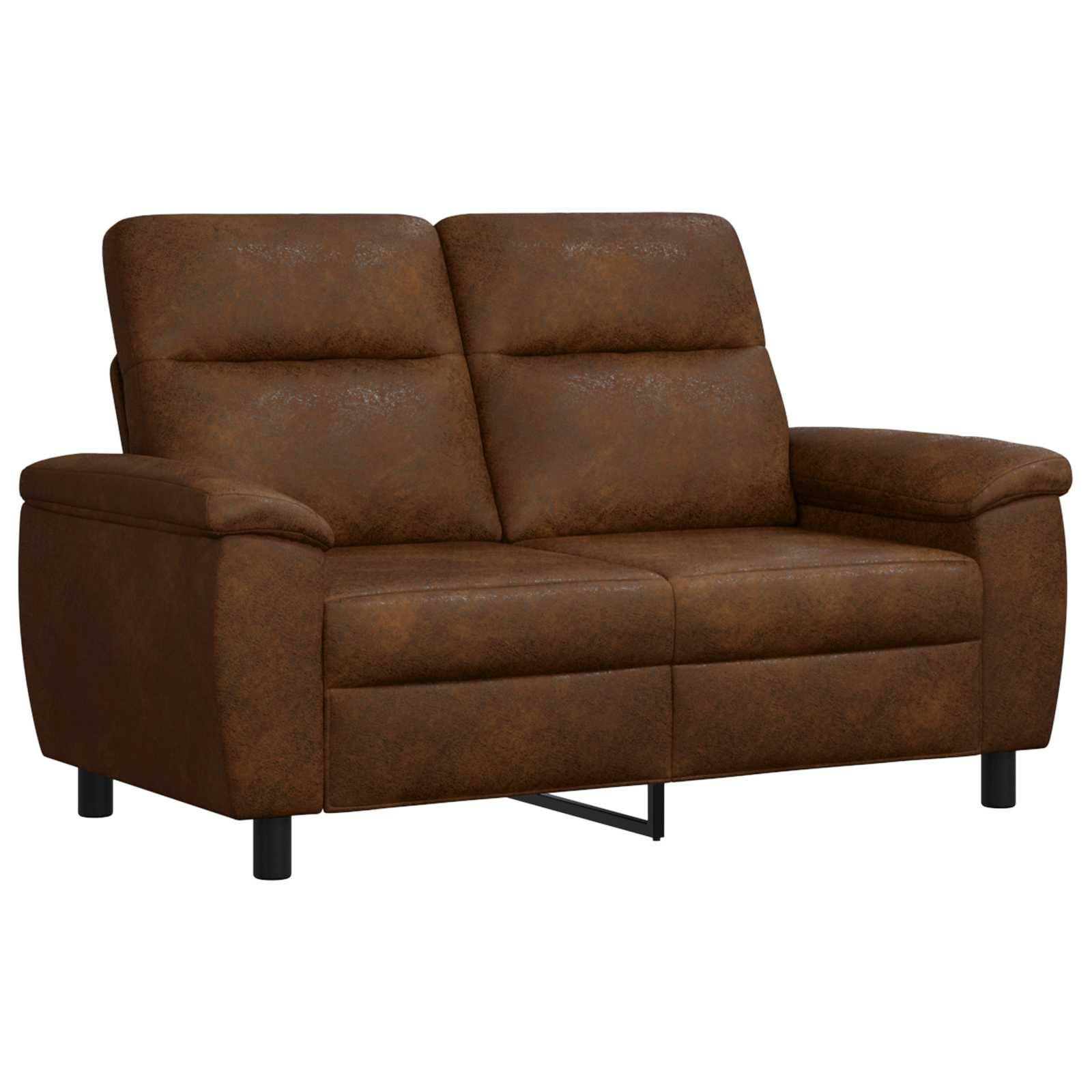 Bank Bruin 158 x 90 x 95 cm Nep Suede Leer
