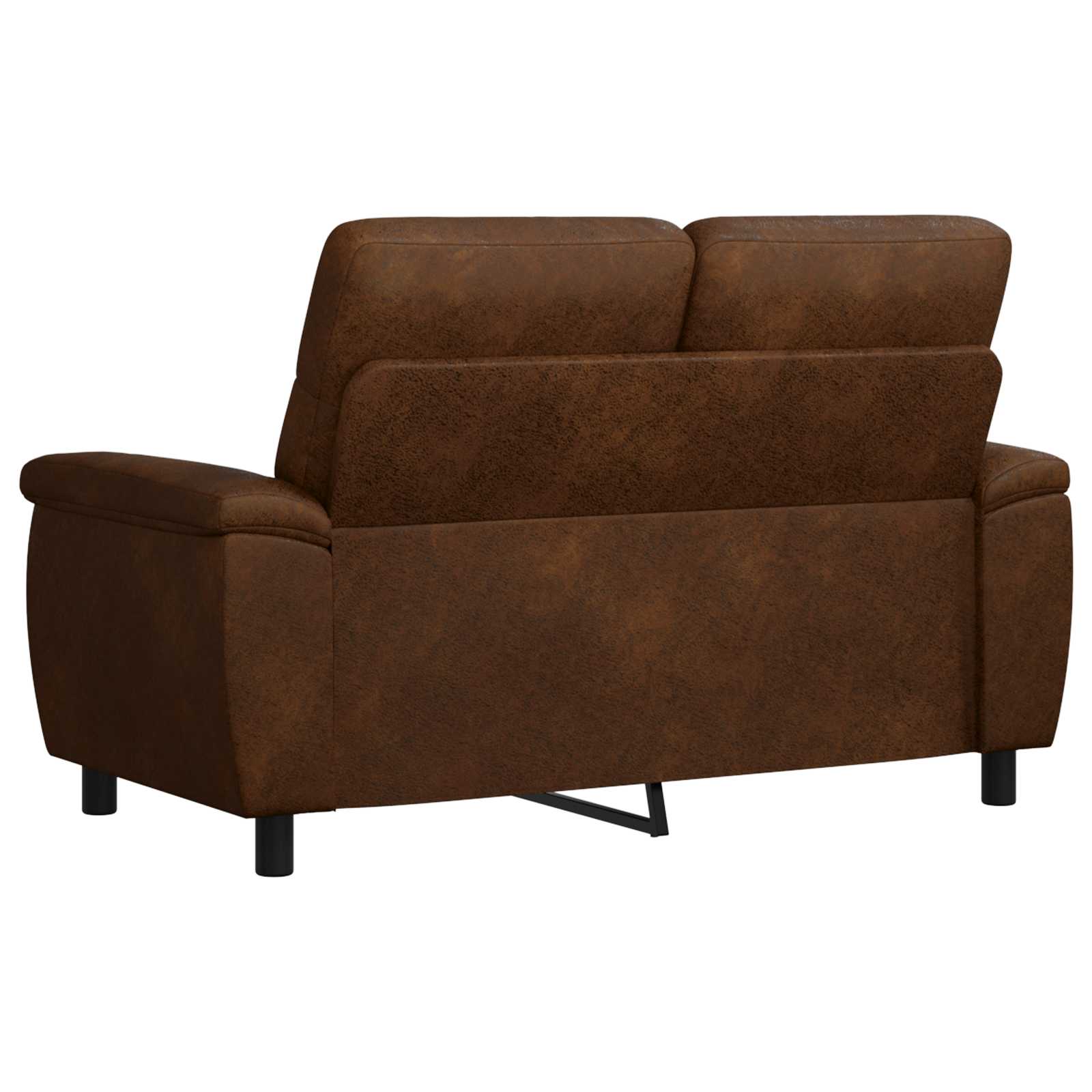 Bank Bruin 158 x 90 x 95 cm Nep Suede Leer