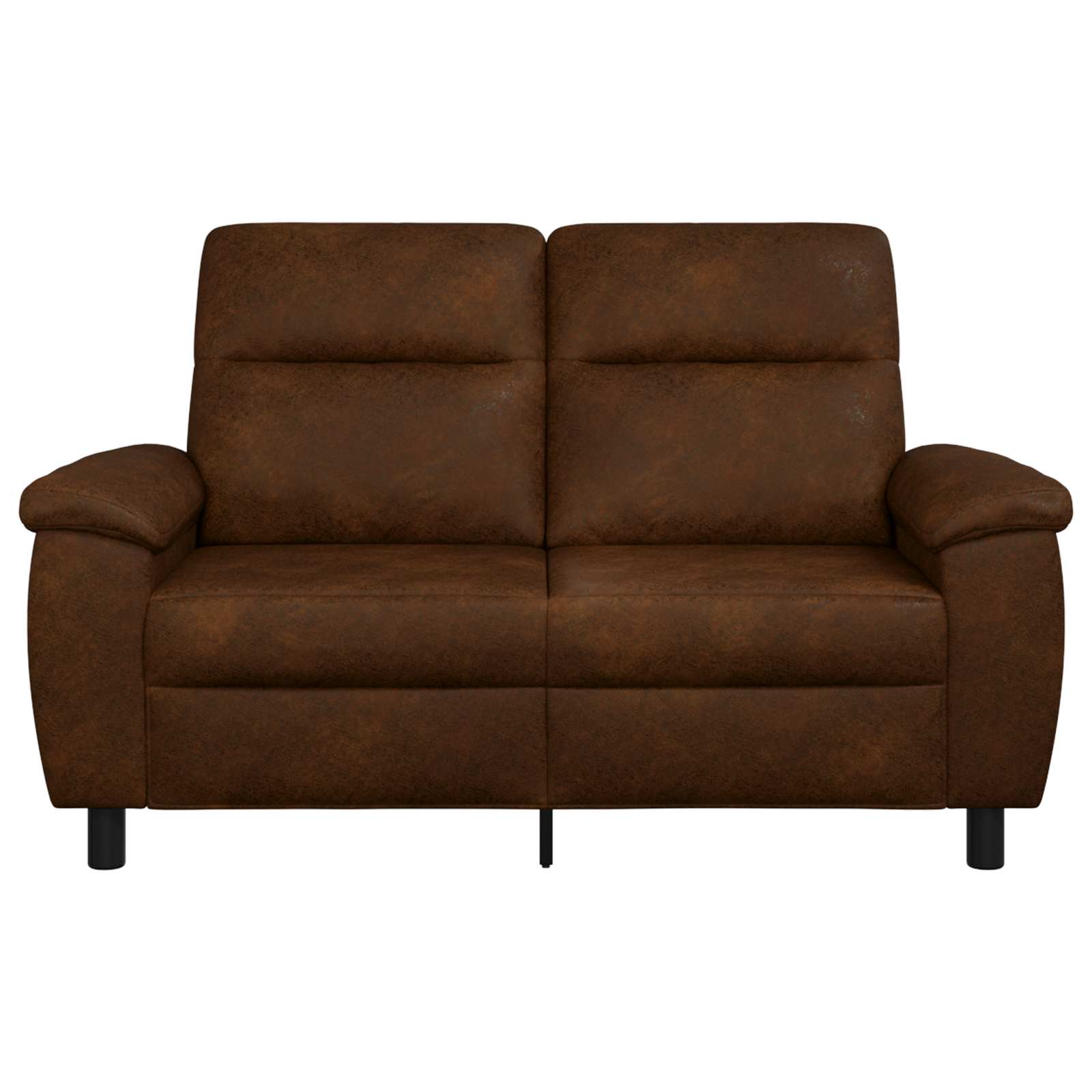 Bank Bruin 158 x 90 x 95 cm Nep Suede Leer