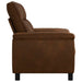 Bank Bruin 158 x 90 x 95 cm Nep Suede Leer