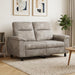 Bank Lichtgrijs 158 x 90 x 95 cm Nep Suede Leer