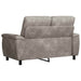 Bank Lichtgrijs 158 x 90 x 95 cm Nep Suede Leer