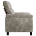 Bank Lichtgrijs 158 x 90 x 95 cm Nep Suede Leer