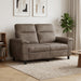 Bank Donkergrijs 158 x 90 x 95 cm Nep Suede Leer