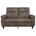Bank Donkergrijs 158 x 90 x 95 cm Nep Suede Leer