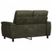 Bank Legergroen 158 x 90 x 95 cm Nep Suede Leer