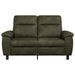 Bank Legergroen 158 x 90 x 95 cm Nep Suede Leer