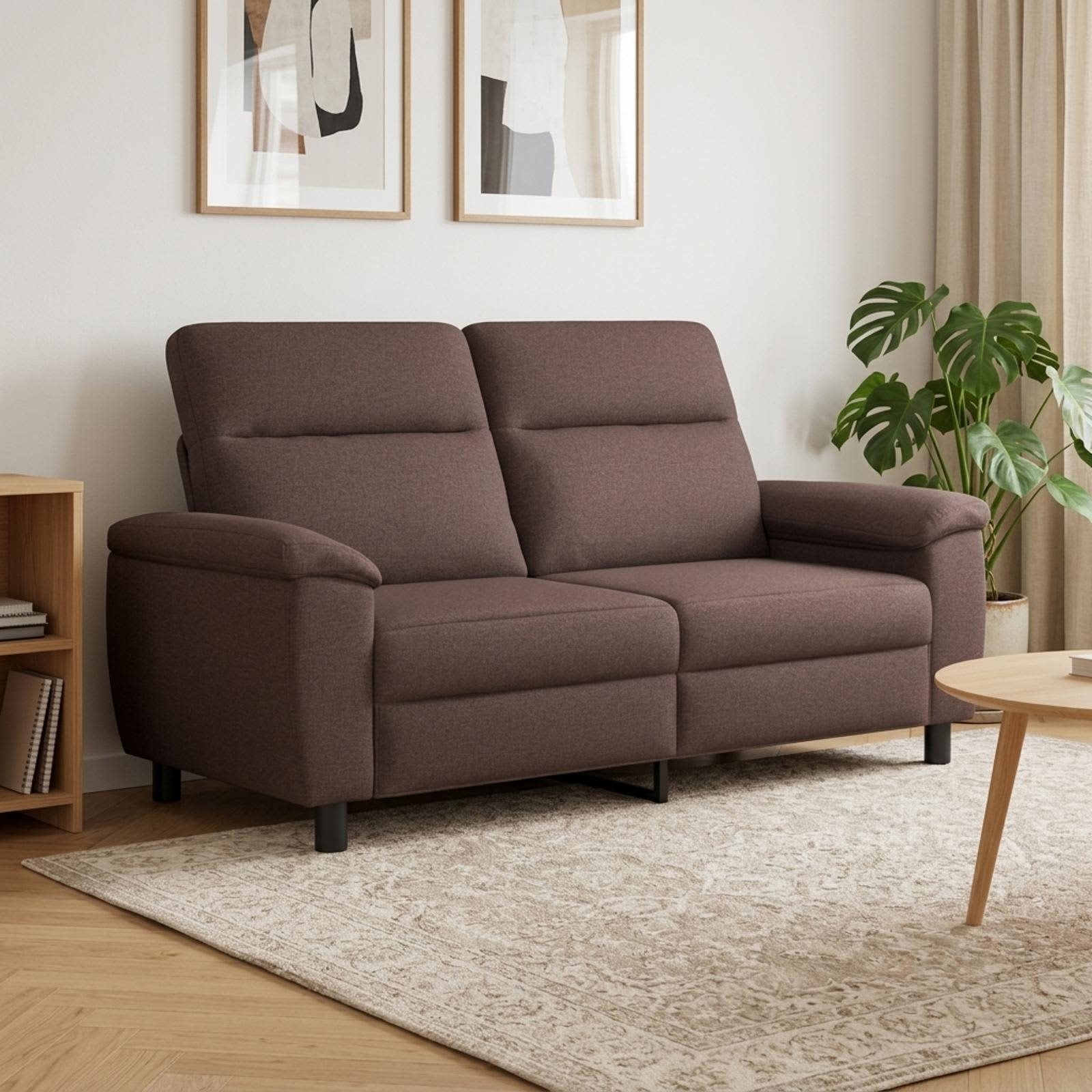 Bank Donkerbruin 178 x 90 x 95 cm Stof