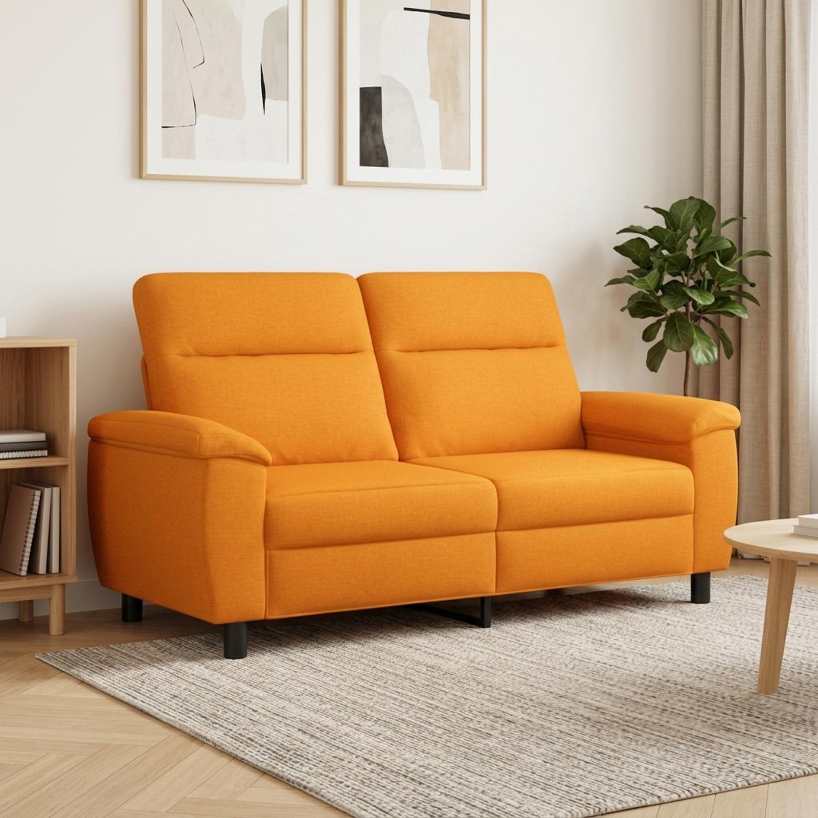 Bank Donkergeel 178 x 90 x 95 cm Stof