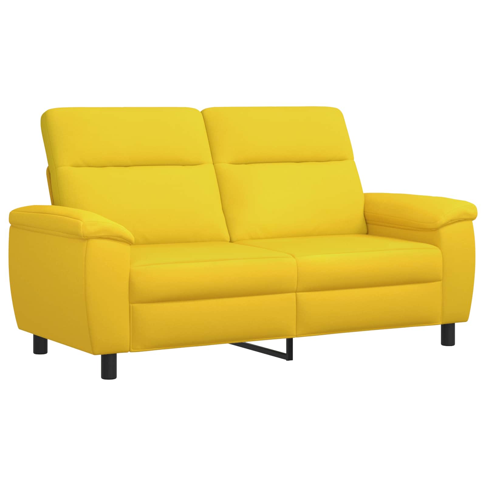 Bank Lichtgeel 178 x 90 x 95 cm Stof