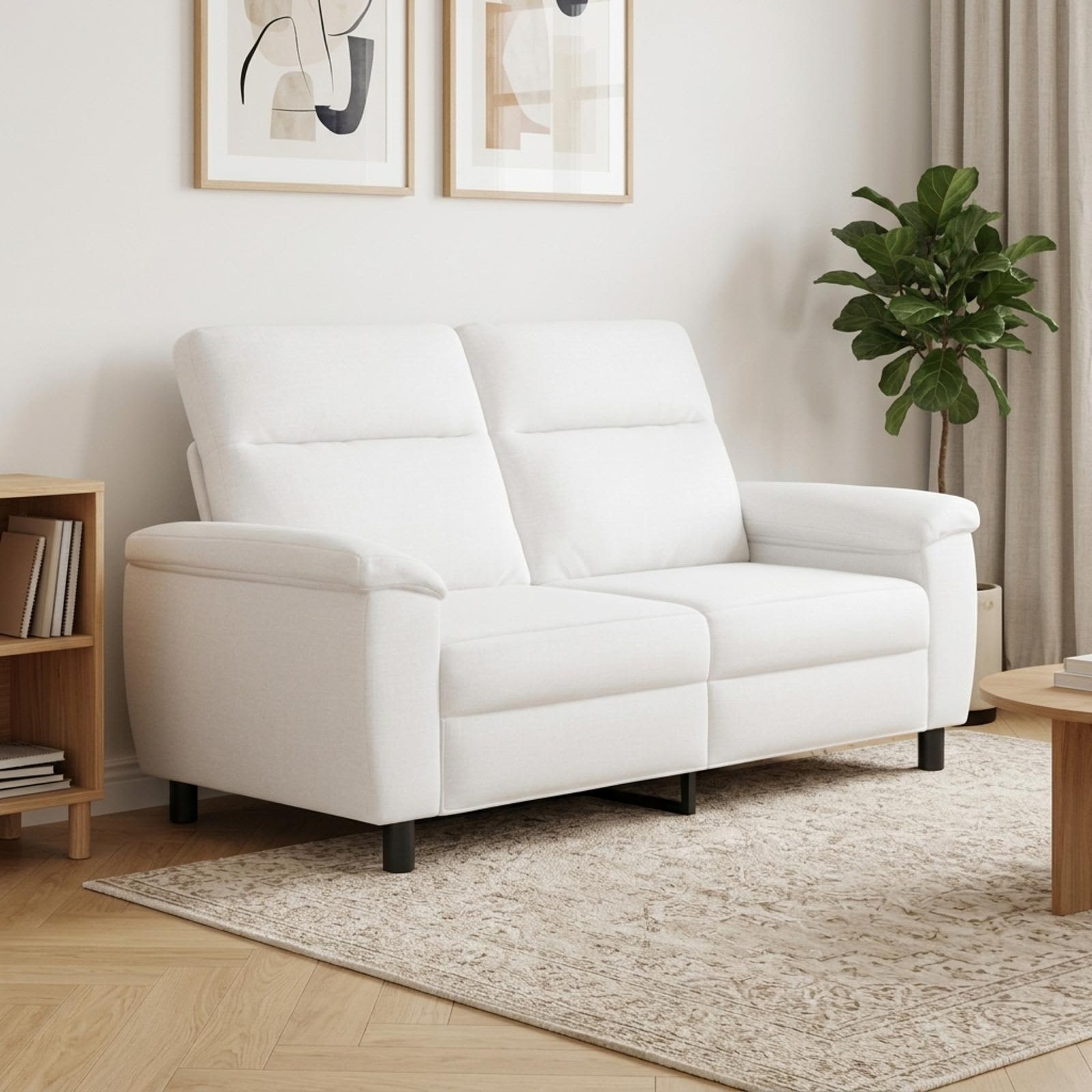 Bank Wit 178 x 90 x 95 cm Stof