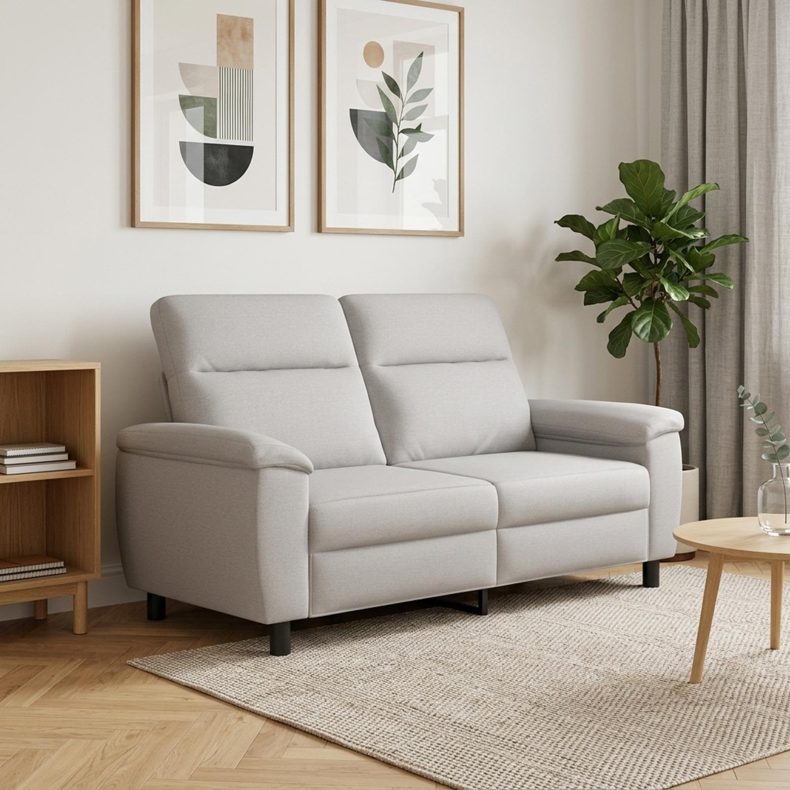 Bank Wolkengrijs 178 x 90 x 95 cm Stof