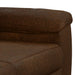 Bank Bruin 178 x 90 x 95 cm Nep Suede Leer