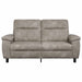 Bank Lichtgrijs 178 x 90 x 95 cm Nep Suede Leer