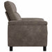 Bank Donkergrijs 178 x 90 x 95 cm Nep Suede Leer