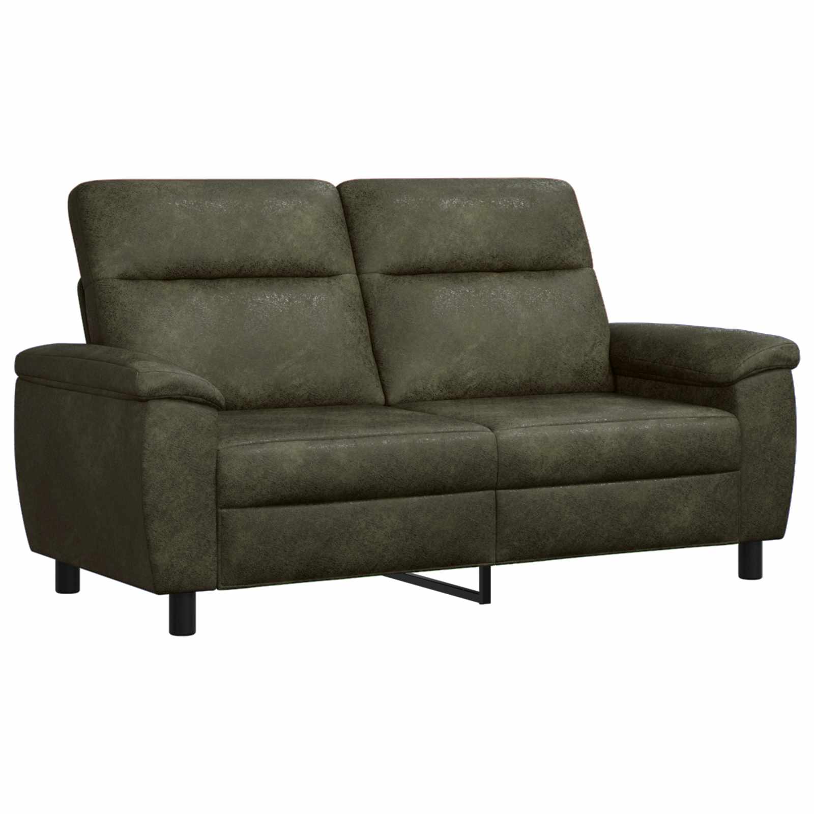 Bank Legergroen 178 x 90 x 95 cm Nep Suede Leer