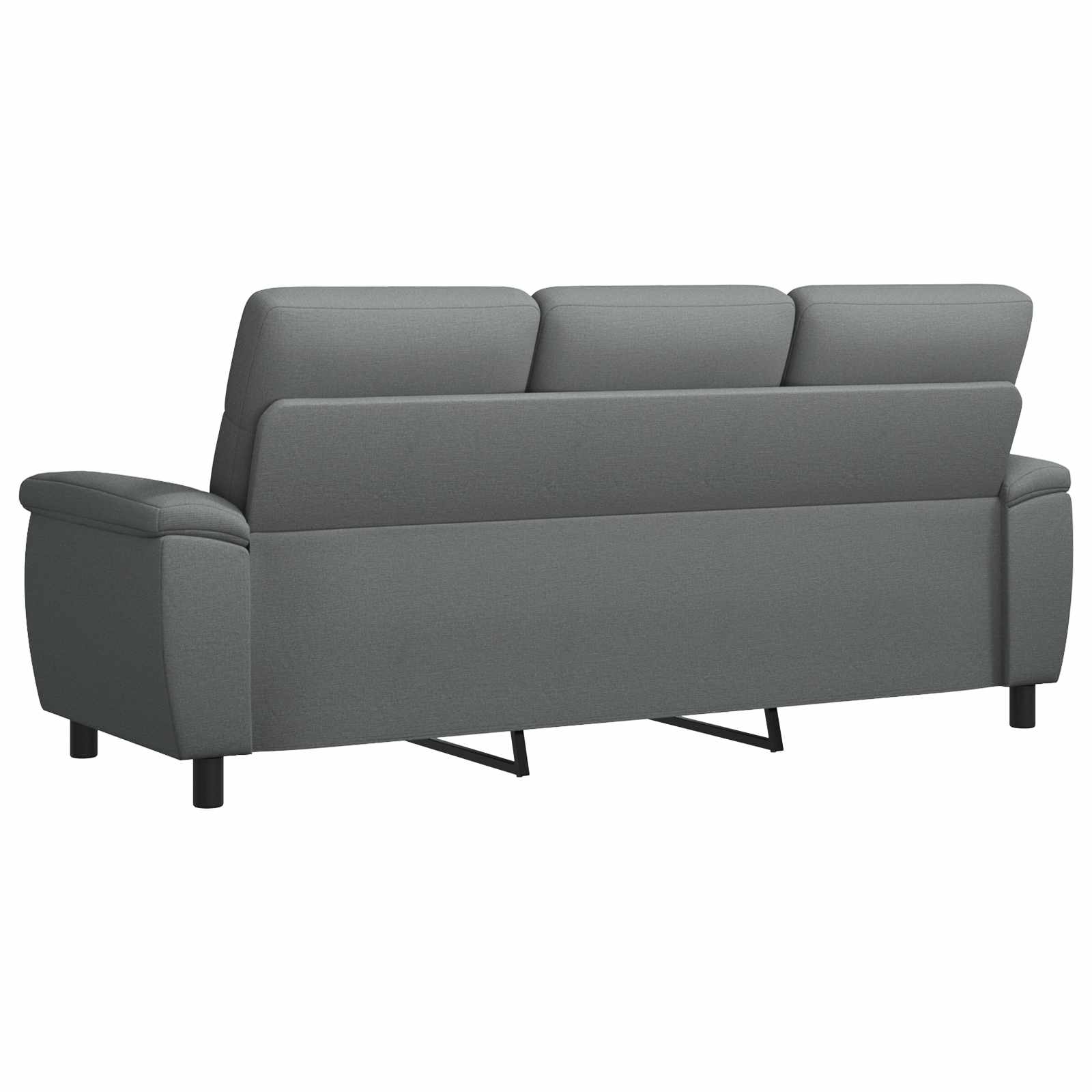 Bank Donkergrijs 214 x 90 x 95 cm Stof