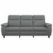 Bank Donkergrijs 214 x 90 x 95 cm Stof