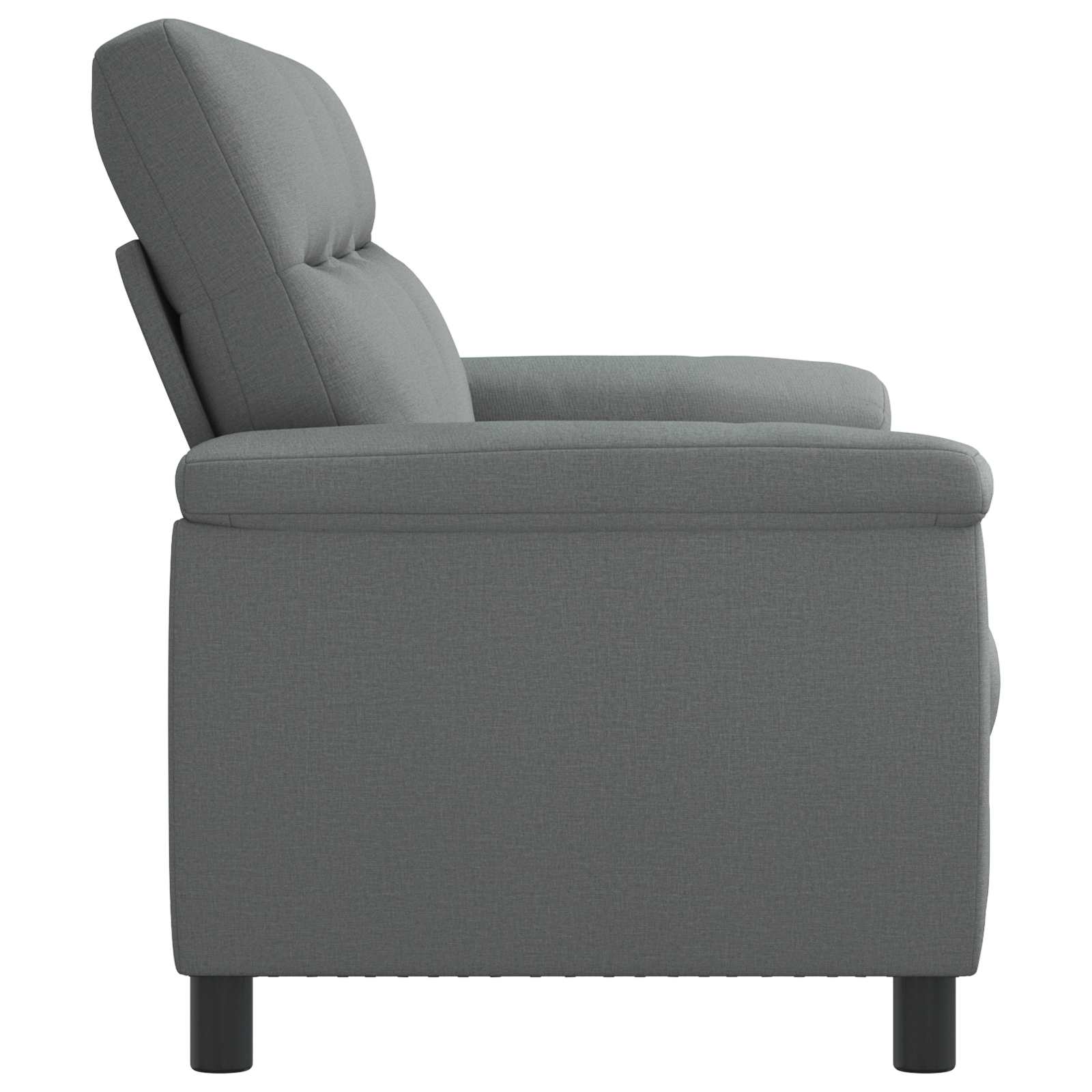 Bank Donkergrijs 214 x 90 x 95 cm Stof