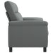 Bank Donkergrijs 214 x 90 x 95 cm Stof