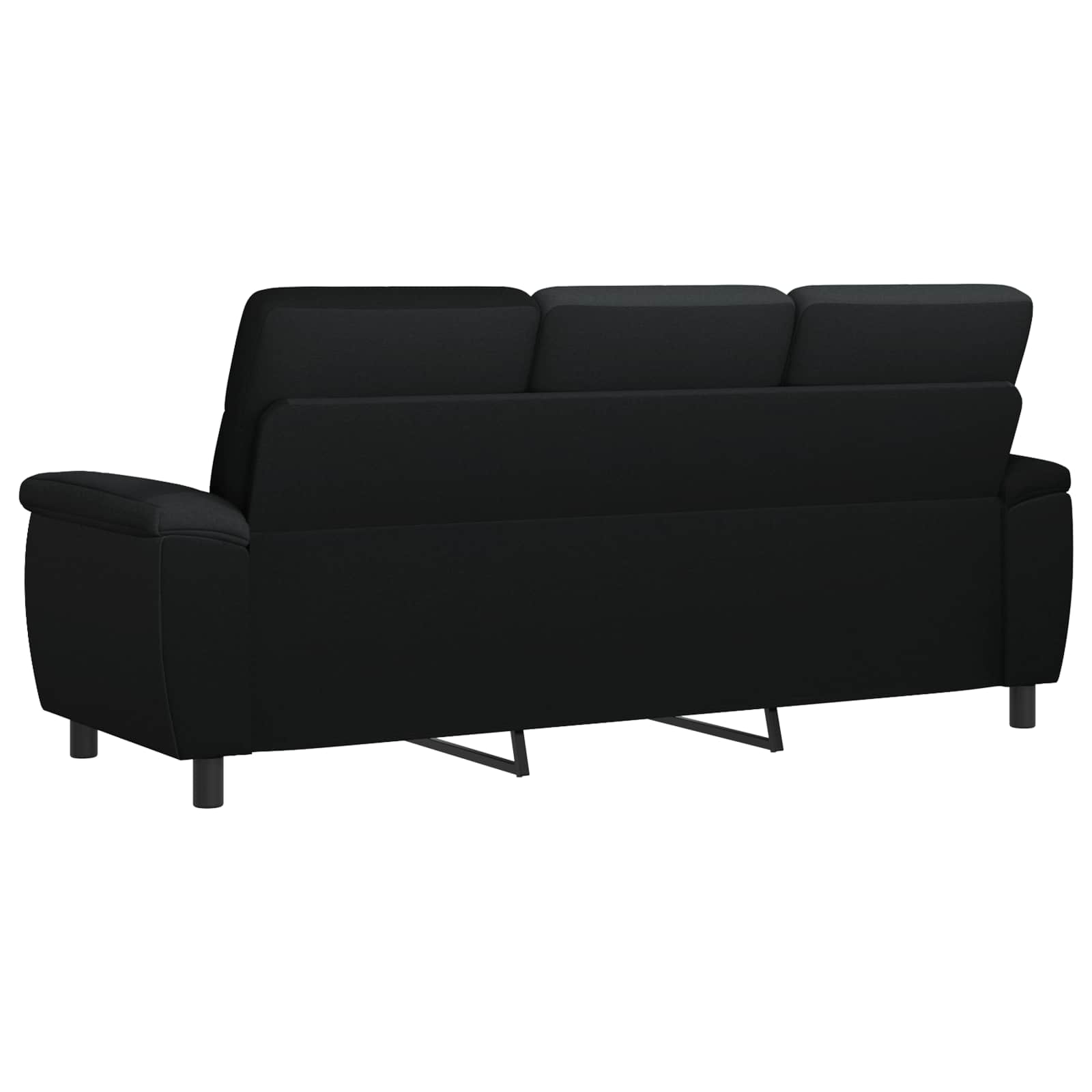 Bank Zwart 214 x 90 x 95 cm Stof