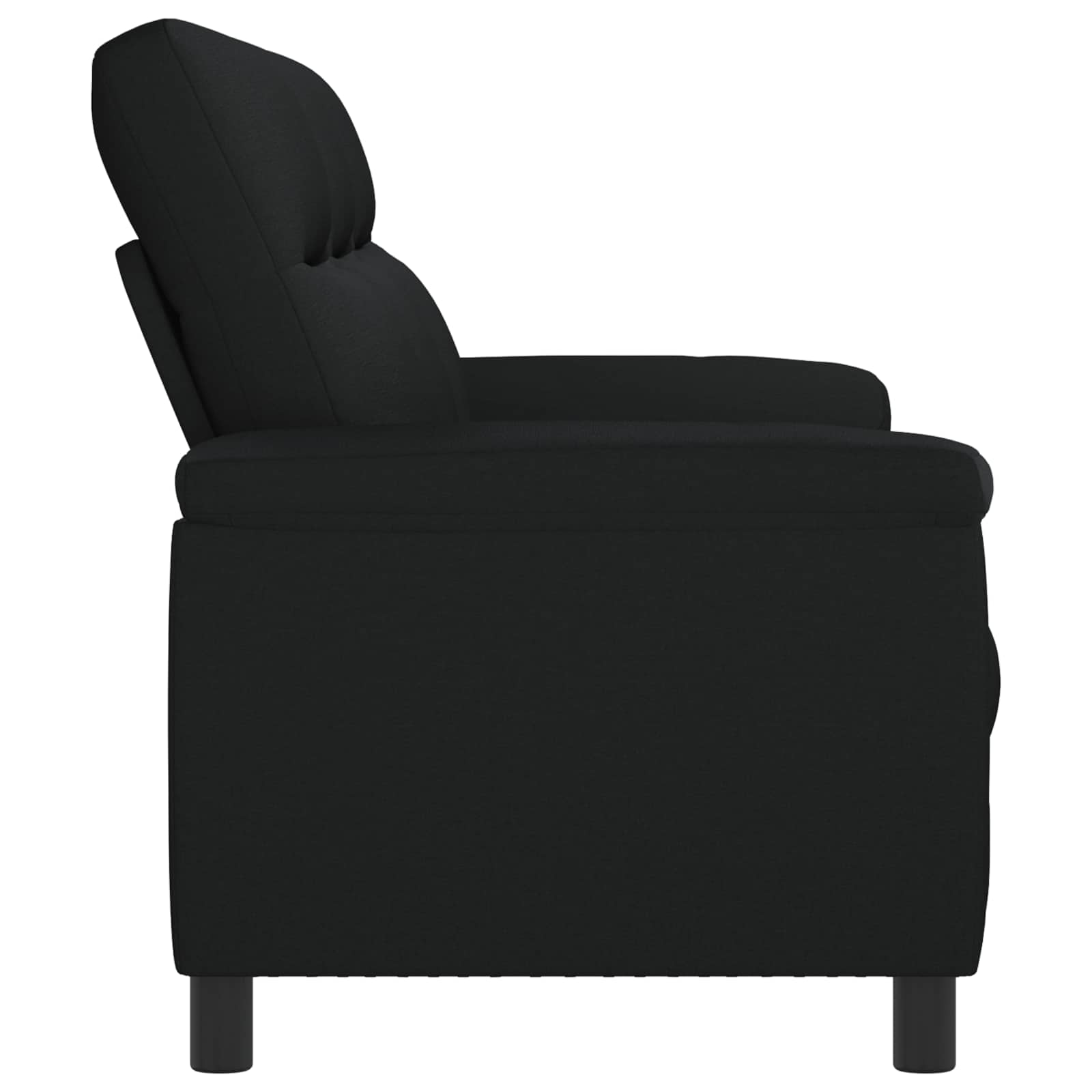 Bank Zwart 214 x 90 x 95 cm Stof