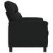 Bank Zwart 214 x 90 x 95 cm Stof