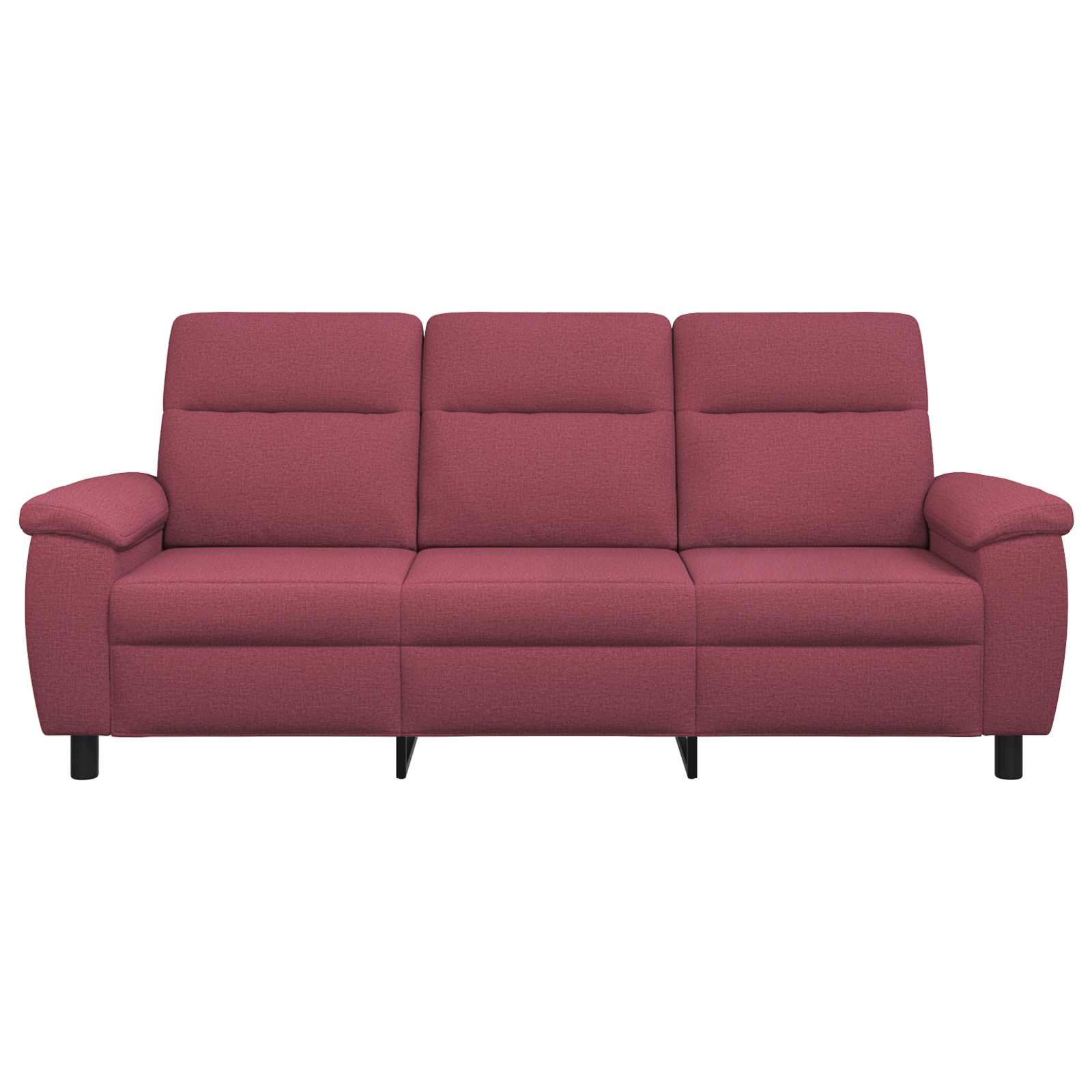 Bank Wijnrood 214 x 90 x 95 cm Stof