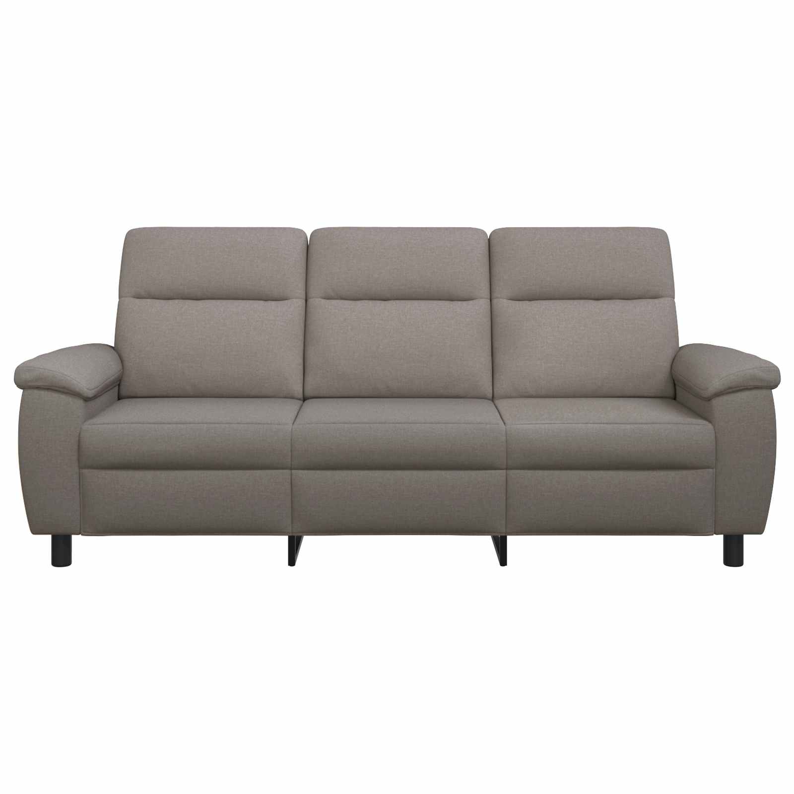 Bank Taupe 214 x 90 x 95 cm Stof