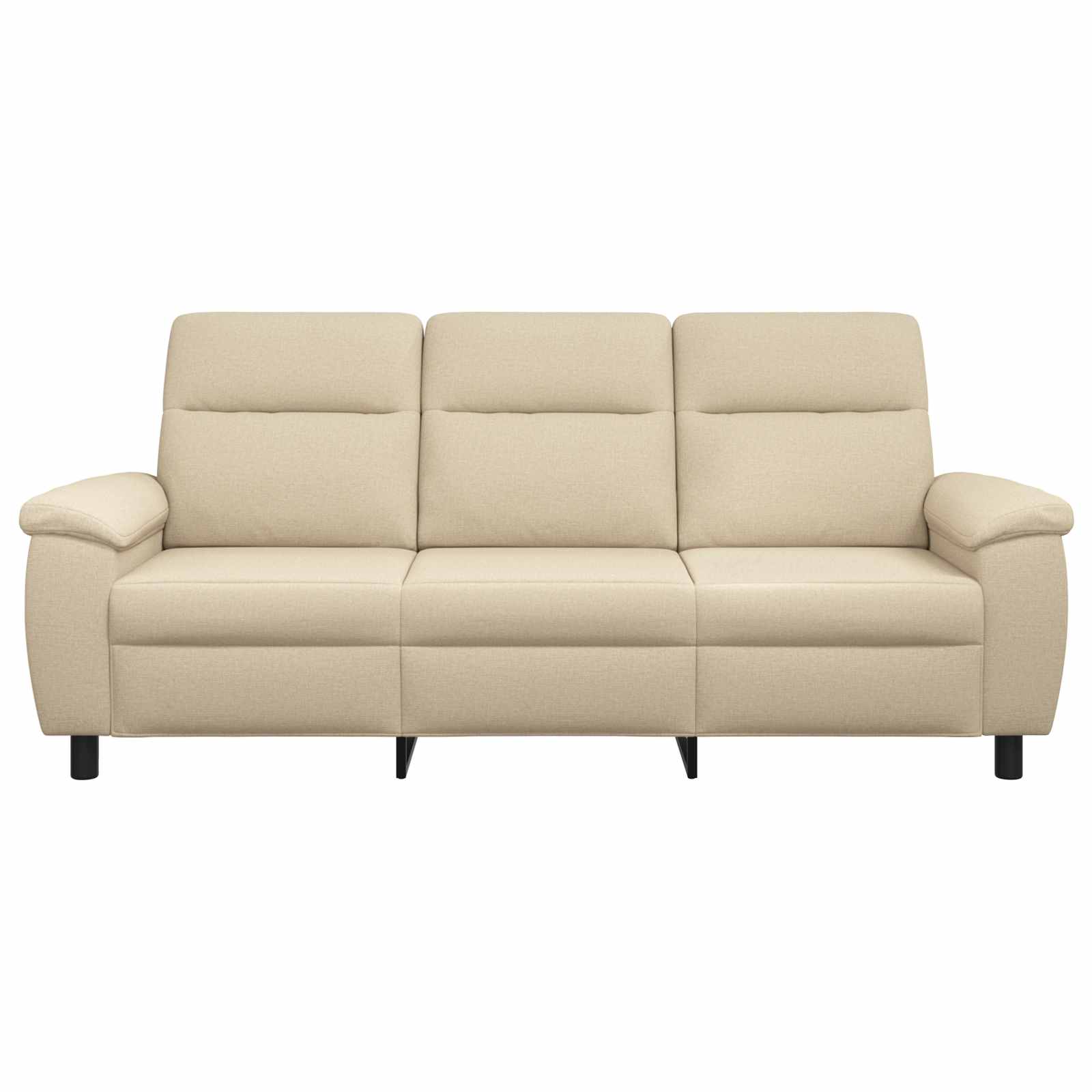 Bank Crèmekleurig 214 x 90 x 95 cm Stof